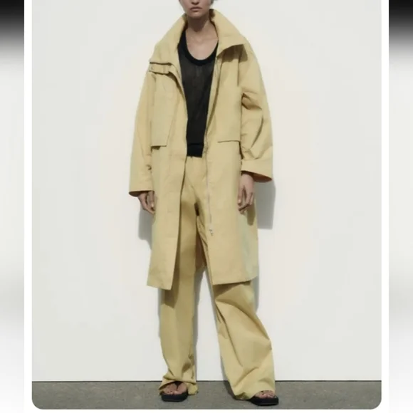 Zara Oversized Parkas Coat